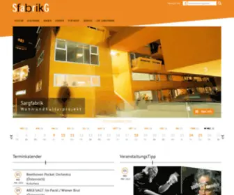 Sargfabrik.at(Sargfabrik Wien) Screenshot