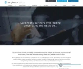 Sarginsons.com(Home) Screenshot