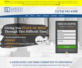 Sariehlaw.com(Our experienced divorce attorneys can assist you in any family law matters. Our goal) Screenshot