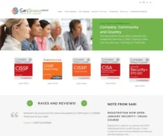 Sarigreenegroup.com(Sari Greene Group Cybersecurity Leadership) Screenshot