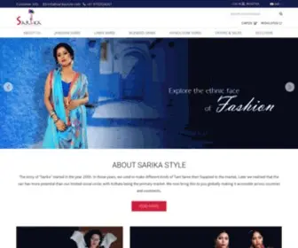 Sarikastyle.com(SARIKA) Screenshot