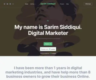 Sarimsiddiqui.com(Sarim Siddiqui) Screenshot