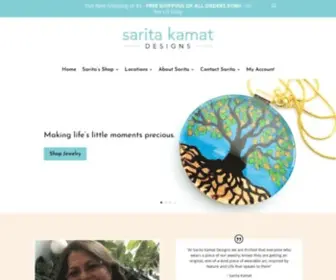 Saritakamatdesigns.com(Sarita Kamat Designs) Screenshot