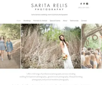 Saritarelis.com(Santa Barbara Wedding & Portrait Photography) Screenshot