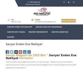 Sariyernakliyat.biz.tr(Garantili 599 TL Nakliye) Screenshot