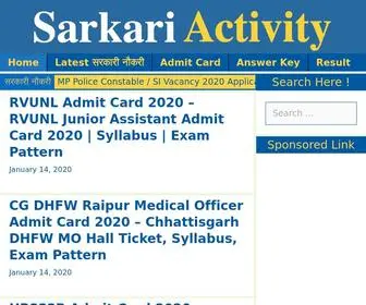 Sarkariactivity.com(Sarkari Activity) Screenshot