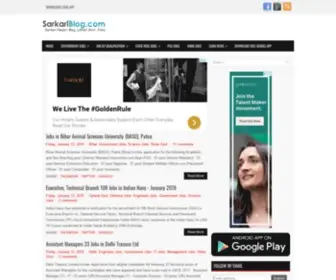 Sarkariblog.com(Sarkari Naukri 2018) Screenshot