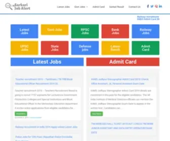 Sarkarijobalert.net(Sarkari result free job alert) Screenshot