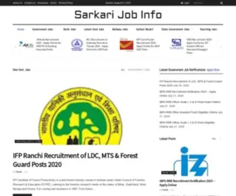 Sarkarijobinfo.com(Sarkari Job Info) Screenshot