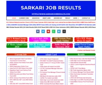 Sarkarijobresults.com(Sarkari Job Results) Screenshot