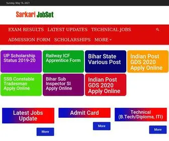 Sarkarijobset.com(Sarkari Job) Screenshot