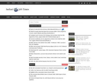 Sarkarijobtimes.com(Sarkari job Times) Screenshot