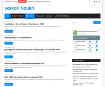 Sarkarinaukriok.in(Sarkari Naukri Government Jobs in india) Screenshot