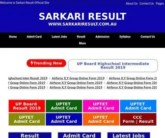 Sarkariresult.com.au(Sarkari Job) Screenshot