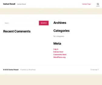 Sarkariresult.page(Sarkariresult page) Screenshot