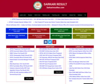 Sarkariresultex.com(Sarkari Result Tex) Screenshot