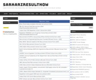 Sarkariresultnow.info(Sarkariresultnow info) Screenshot