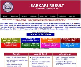 Sarkariresults.icu(Sarkari Result 2019) Screenshot