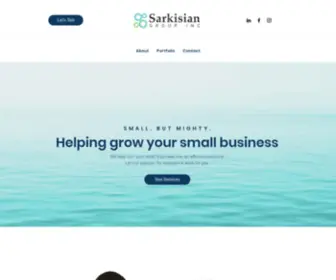 Sarkisiangroup.com(Small Business Management) Screenshot