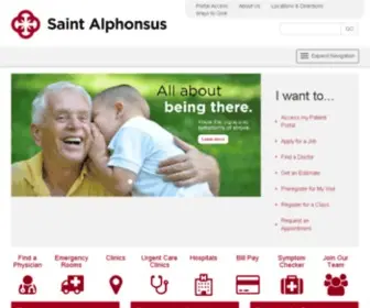 Sarmc.org(Saint Alphonsus Health System) Screenshot