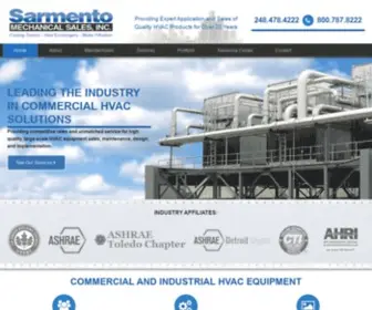 Sarmento.com(Sarmento Mechanical Sales) Screenshot