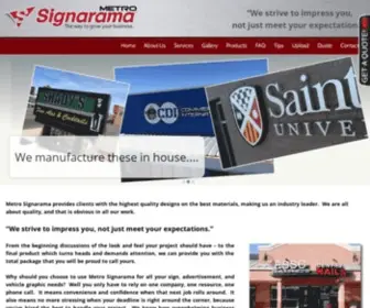 Sarmetro.com(Phoenix Sign Shop) Screenshot