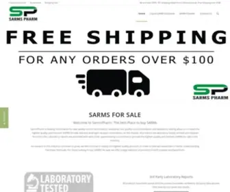 Sarmspharm.com(SARMs For Sale) Screenshot