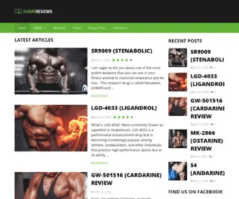 Sarmsreviews.com(No.1 SARMs Reviews) Screenshot