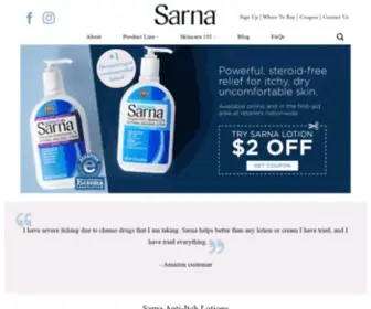 Sarnalotion.com(Sarna Anti) Screenshot