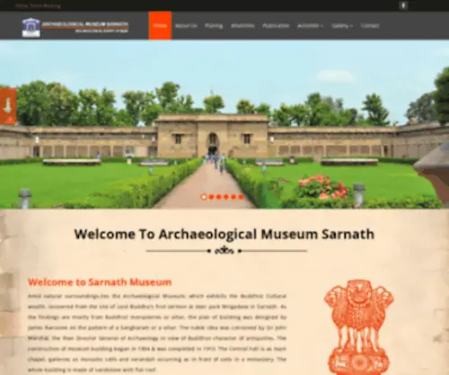 Sarnathmuseumasi.org(Sarnath Museum) Screenshot