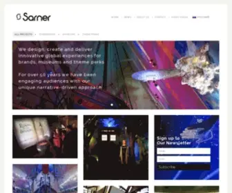 Sarner.com(Audiovisual Engineering for Theme Parks & Visitor Attractions) Screenshot