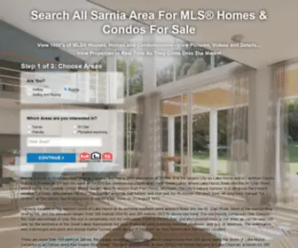 Sarniahomeprices.com(MLS®) Screenshot