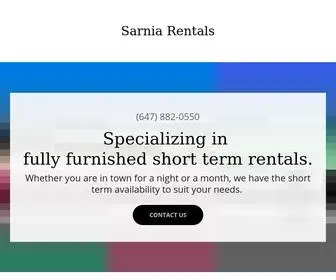 Sarniarentals.com(Sarnia Rentals) Screenshot