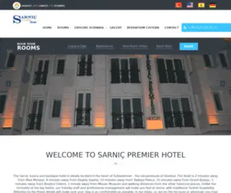 SarnicPremierhotel.com(Sarnıç) Screenshot