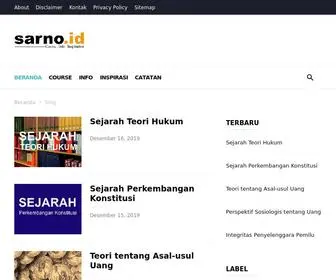 Sarno.id(Blog Pribadi) Screenshot