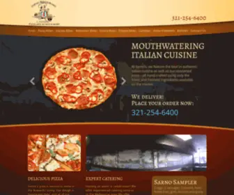 Sarnorestaurantandpizzeria.com(Authentic Italian cuisine) Screenshot