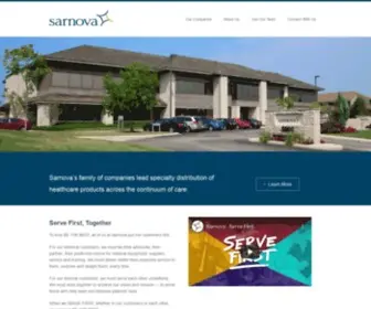 Sarnova.com(Sarnova and its family of companies) Screenshot