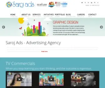 Sarojads.com(Advertising Agency) Screenshot