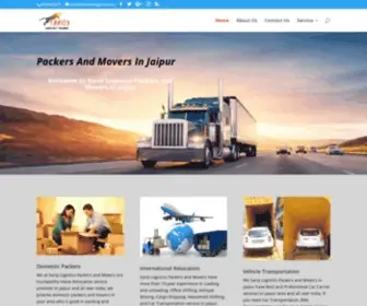 SarojLogisticspackers.com(Saoj Logistics Packers and Movers) Screenshot