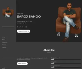 Sarojsahoo.online(Saroj Sahoo) Screenshot