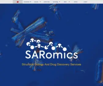 Saromics.com(Structural Biology Services Outsourcing) Screenshot