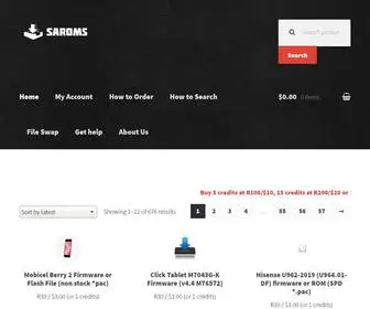 Saroms.co.za(Products Archive) Screenshot