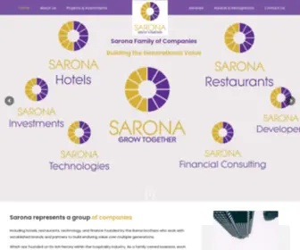 Saronaholdings.com(Building the Generational Value) Screenshot