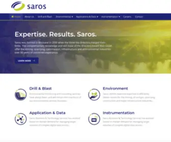 Saros.com.au(Petroleum, Environment, Applications & Data, Sales & Rental) Screenshot