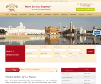 Sarovarregency.com(Hotels in Amritsar) Screenshot