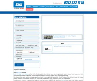 Sarptr.com(Sarp Rent A Car) Screenshot