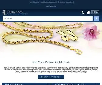 Sarraf.com(Sarraf Jewelry) Screenshot