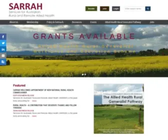 Sarrah.org.au(Home) Screenshot