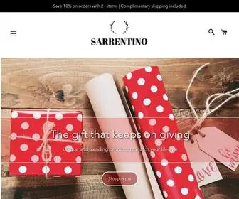 Sarrentino.com(Sarrentino) Screenshot