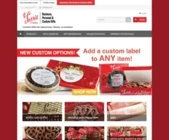 Sarriscorporate.com(Sarris Candies Business & Custom Gifts) Screenshot